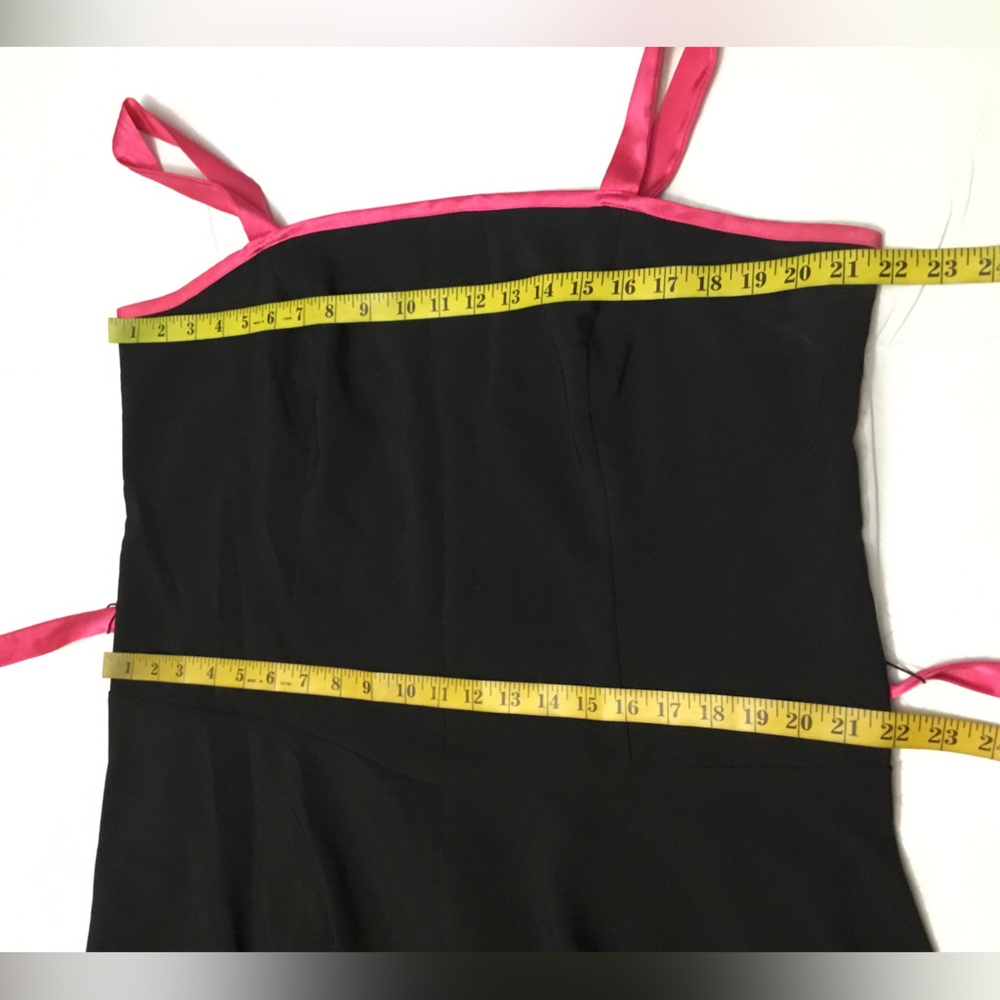 dressbarn Black Dress with Pink Trim - Picture 13 of 13
